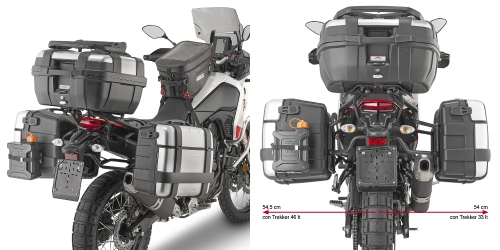 GIVI PLO2145MK Pannier Racks - Tenere 700