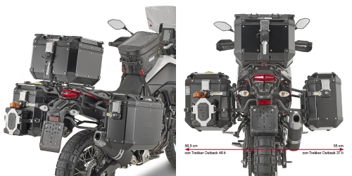GIVI PLO2145CAM Pannier Racks - Tenere 700
