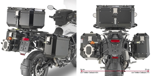 GIVI PLO6425CAM Pannier Racks - Tiger 900 / GT / Rally / 850 Sport