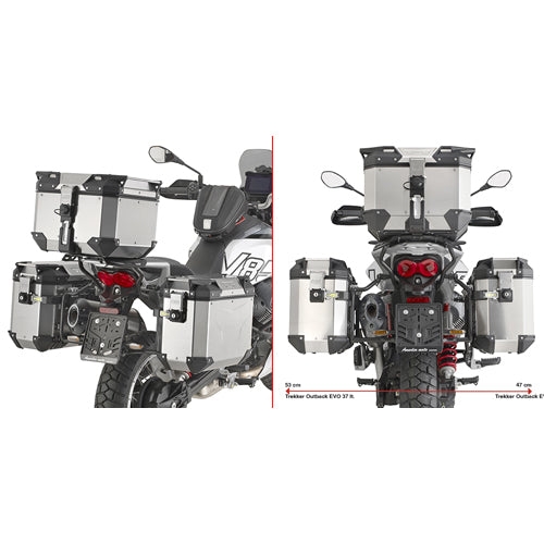 GIVI PLO8209CAM Pannier Racks - V85 TT / Travel (2024+)
