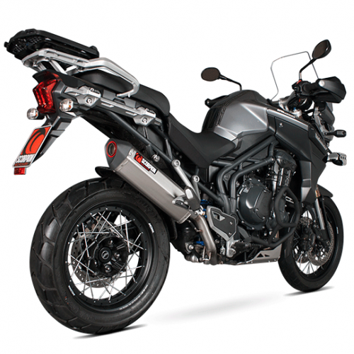 Scorpion Serket Parallel Exhaust - Tiger Explorer 1200 / XC