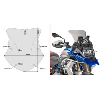 GIVI 5124DT Windscreen - R1250GS / R1200GS / Adventure