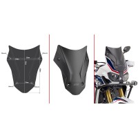 GIVI D1144BO Sport Windscreen - CRF1000L Africa Twin / Adventure Sports