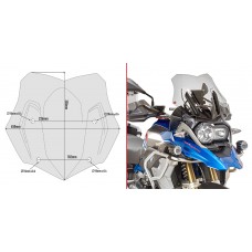 GIVI D5124B Windscreen - R1250GS / R1200GS / Adventure