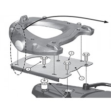 GIVI SR5107 Monokey Rack - F700GS GIVI SR5107 Monokey Rack - F700GS