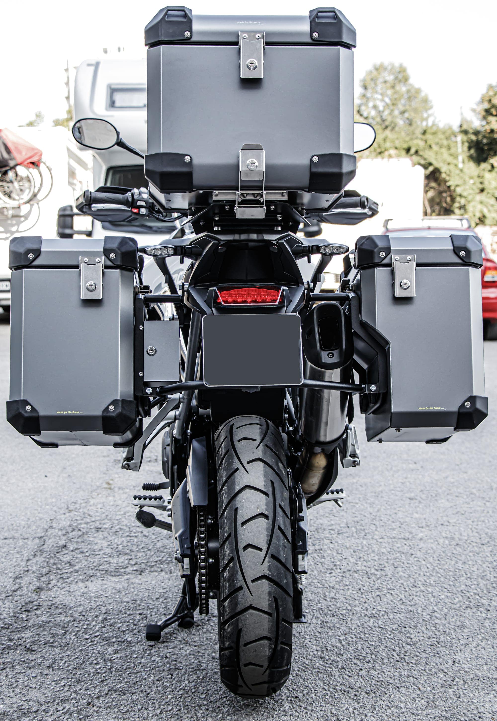 Triumph tiger with panniers hot sale