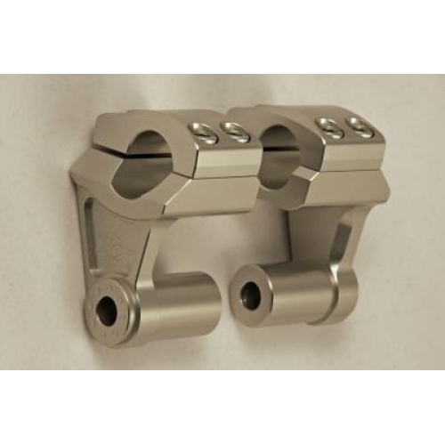 Rox Deluxe 2" Rise x 7/8" Stem Clamp x 7/8" Handlebar Pivoting Risers - 3R-P2SSM