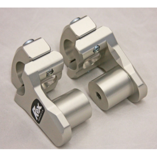 Rox Low Pro 1 3/4" Rise x 1 1/8" Stem Clamp x 1 1/8" Handlebar Pivoting Risers - 3R-P2PPL