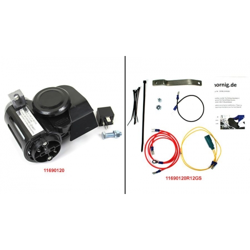 Hornig Nautilus Horn and Installation Kit - R1200GS / Adventure