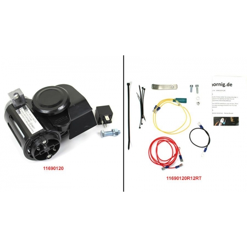 Hornig Nautilus Horn and Installation Kit - 2005-2013 R1200RT