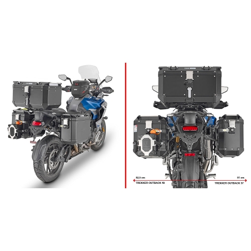 GIVI PLO6423CAM Pannier Racks - Tiger 1200 GT Explorer (2022-2026)