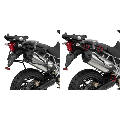 GIVI PLR6409 Rapid Release Pannier Racks - Tiger 800 (2011-2017)